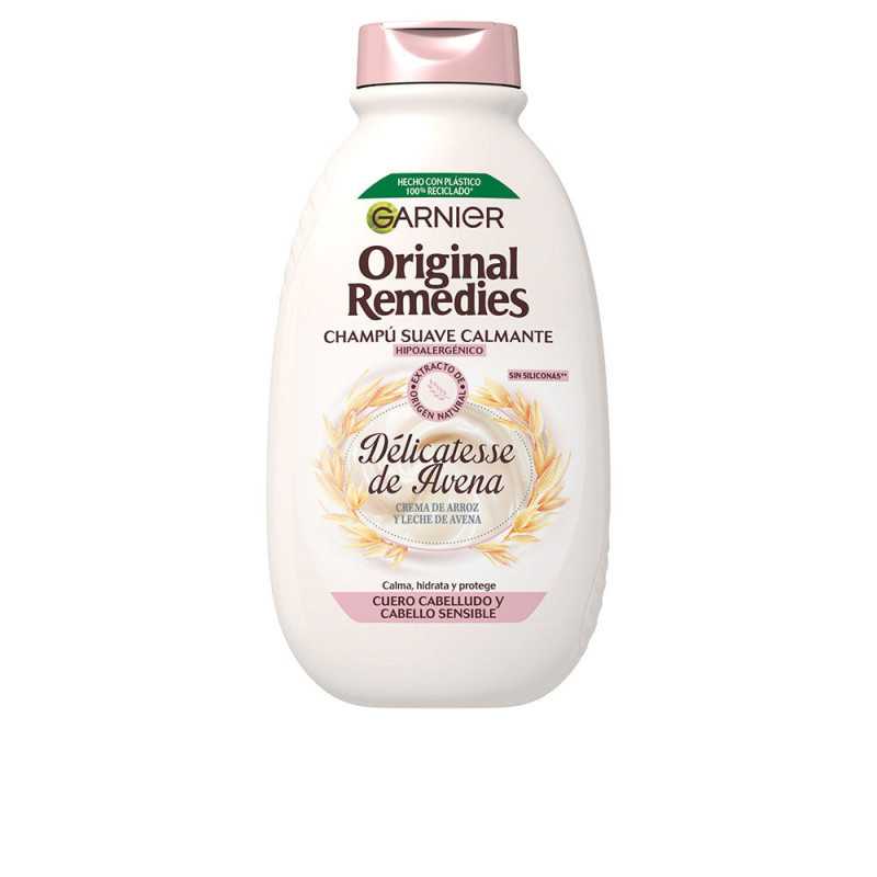 ORIGINAL REMEDIES champú délicatesse de avena 400 ml by GARNIER for Unisex