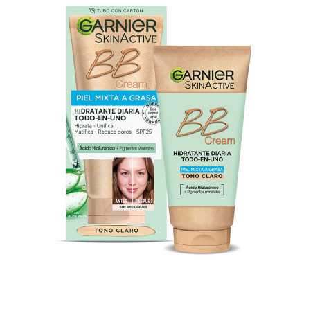 SKINACTIVE BB CREAM piel mixta a grasa SPF25 light by GARNIER for Woman