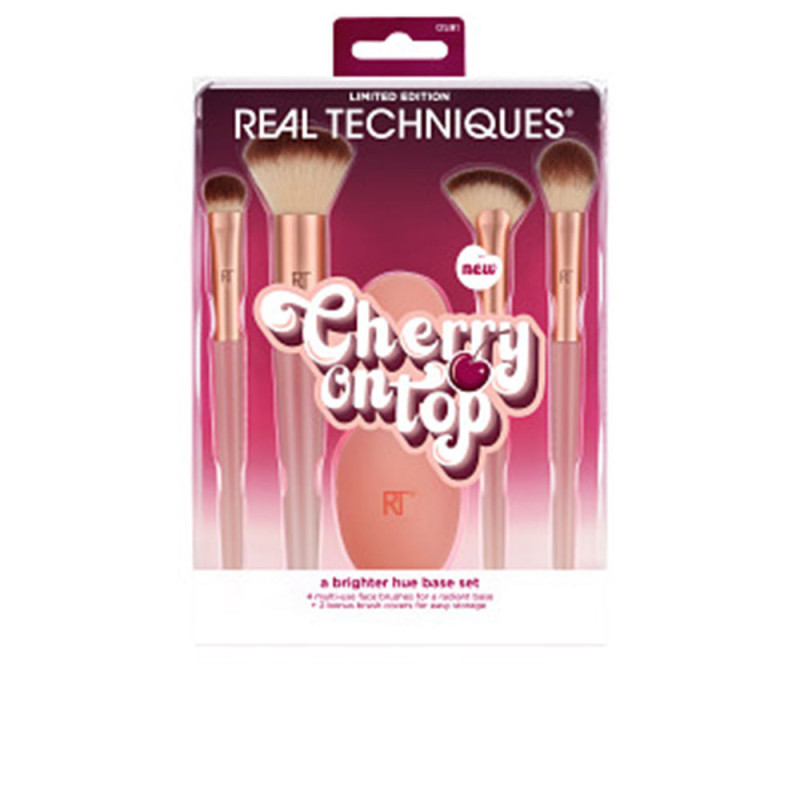 CHERRY ON TOP A BRIGHTER HUE BASE ESTUCHE 6 pz by REAL TECHNIQUES for Unisex
