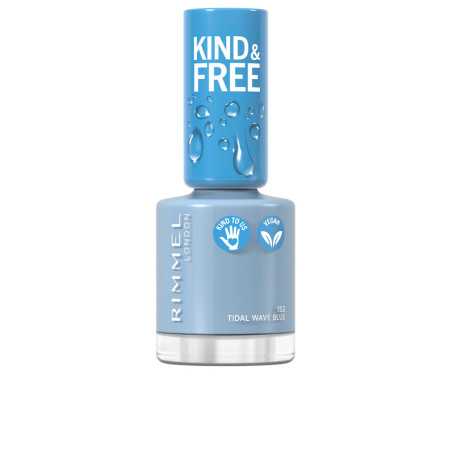 KIND FREE nail polish 152 tidal wave blue by RIMMEL LONDON for Unisex