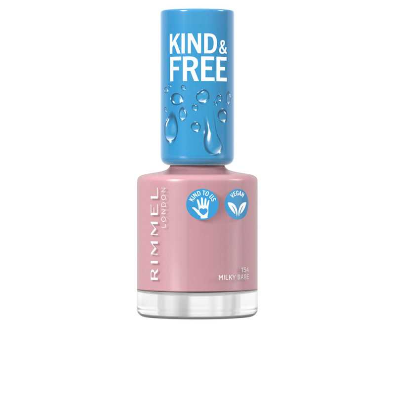 KIND FREE nail polish 154 milky bare by RIMMEL LONDON for Unisex KIND FREE nail polish 154 milky bare by RIMMEL LONDON for Unisex