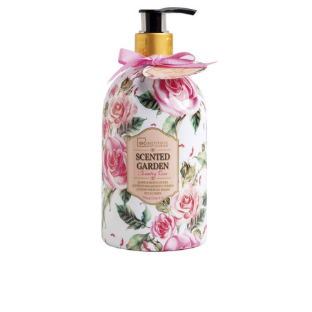 SCENTED GARDEN hand body lotion country rose 500 ml by IDC INSTITUTE for Unisex