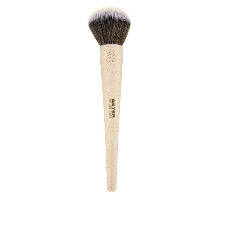 BROCHA MAQUILLAJE polvo natural fiber beige 1 u by BETER for Woman