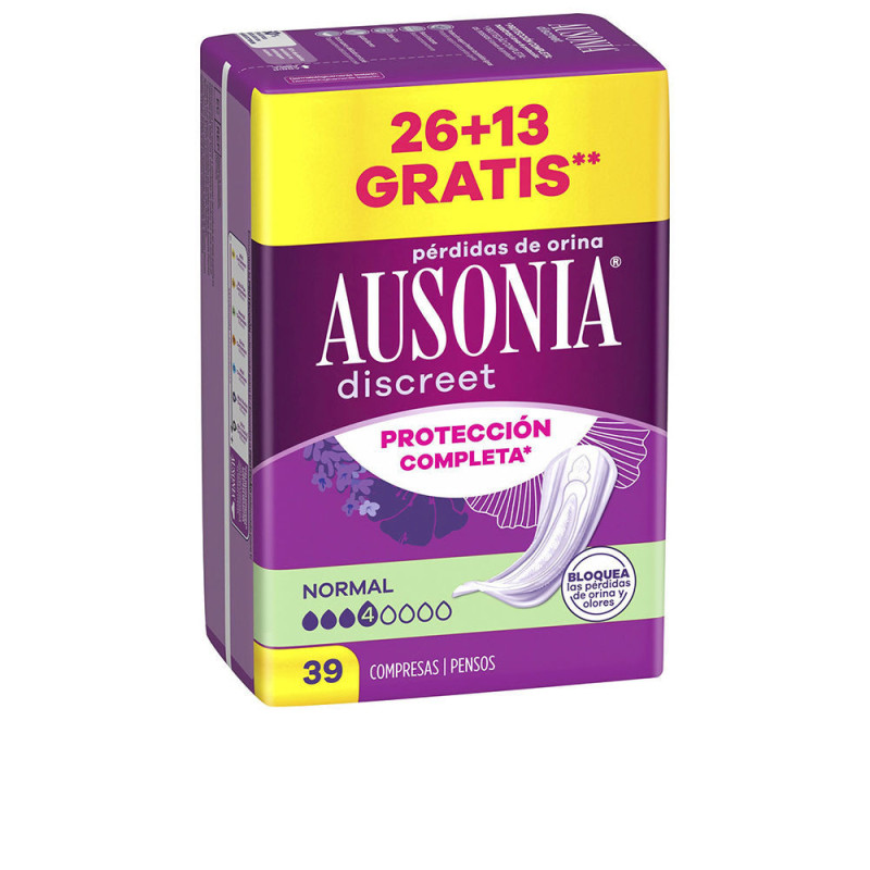 AUSONIA DISCREET compresas incontinencia normal 39 u by AUSONIA for Unisex