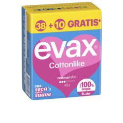 EVAX COTTONLIKE compresas normal alas 48 u by EVAX for Unisex