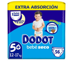 DODOT ETAPAS EXTRA talla 5 pañales 12-17 kg  56 u by DODOT for Unisex