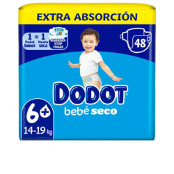 DODOT ETAPAS EXTRA talla 6 pañales 14-20 kg  48 u by DODOT for Unisex