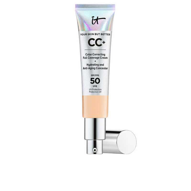 YOUR SKIN BUT BETTER CC cream foundation SPF50 light medium by IT COSMETICS for Unisex YOUR SKIN BUT BETTER CC cream foundation SPF50 light medium by IT COSMETICS for Unisex