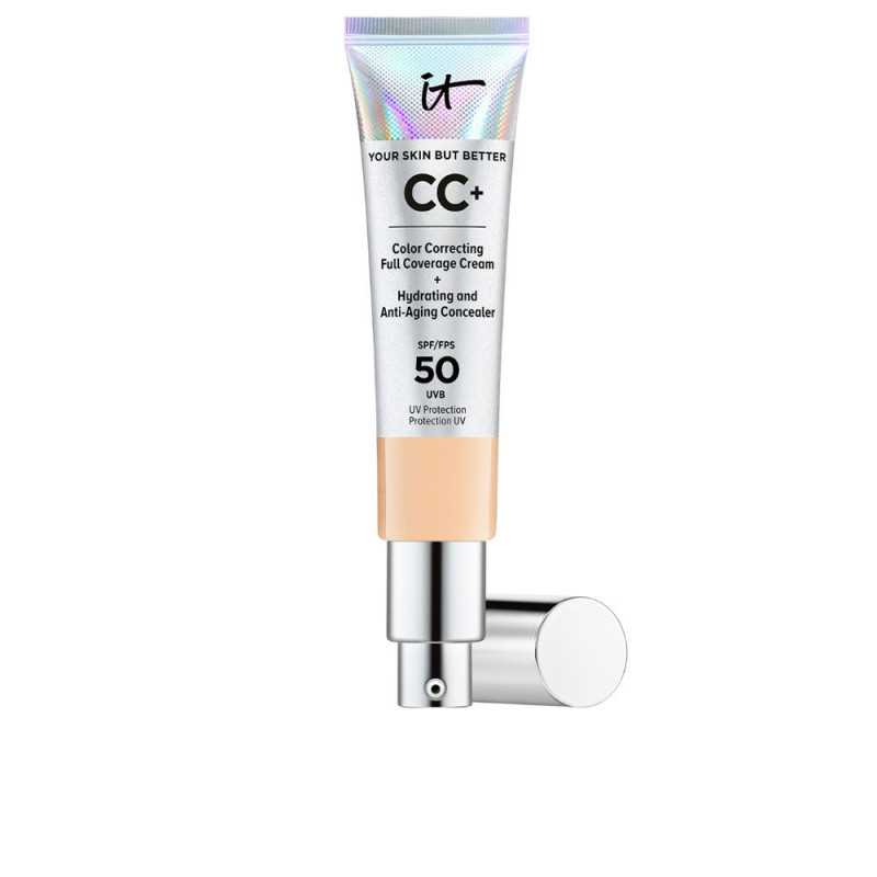 YOUR SKIN BUT BETTER CC cream foundation SPF50 neutral medium by IT COSMETICS for Unisex YOUR SKIN BUT BETTER CC cream foundation SPF50 neutral medium by IT COSMETICS for Unisex