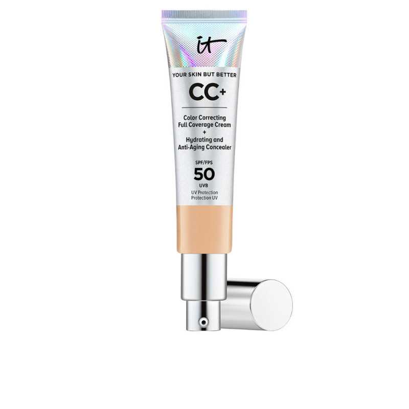 YOUR SKIN BUT BETTER CC cream foundation SPF50 medium tan by IT COSMETICS for Unisex YOUR SKIN BUT BETTER CC cream foundation SPF50 medium tan by IT COSMETICS for Unisex