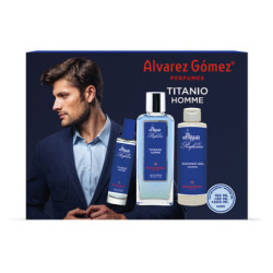 TITANIO HOMME ESTUCHE 2 pz by ALVAREZ GOMEZ for Man