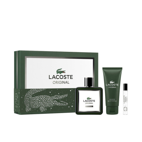LACOSTE ORIGINAL PARFUM ESTUCHE 3 pz by LACOSTE for Man