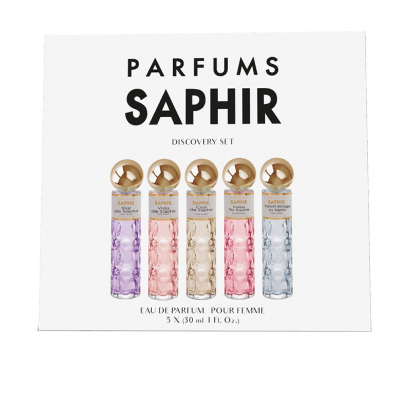 DISCOVERY ESTUCHE 5 pz by PARFUMS SAPHIR for Woman