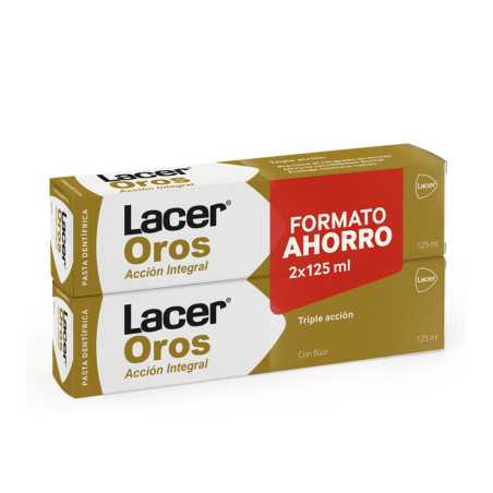 LACER OROS PASTA DENTAL PACK 2 x 125 ml by LACER for Unisex
