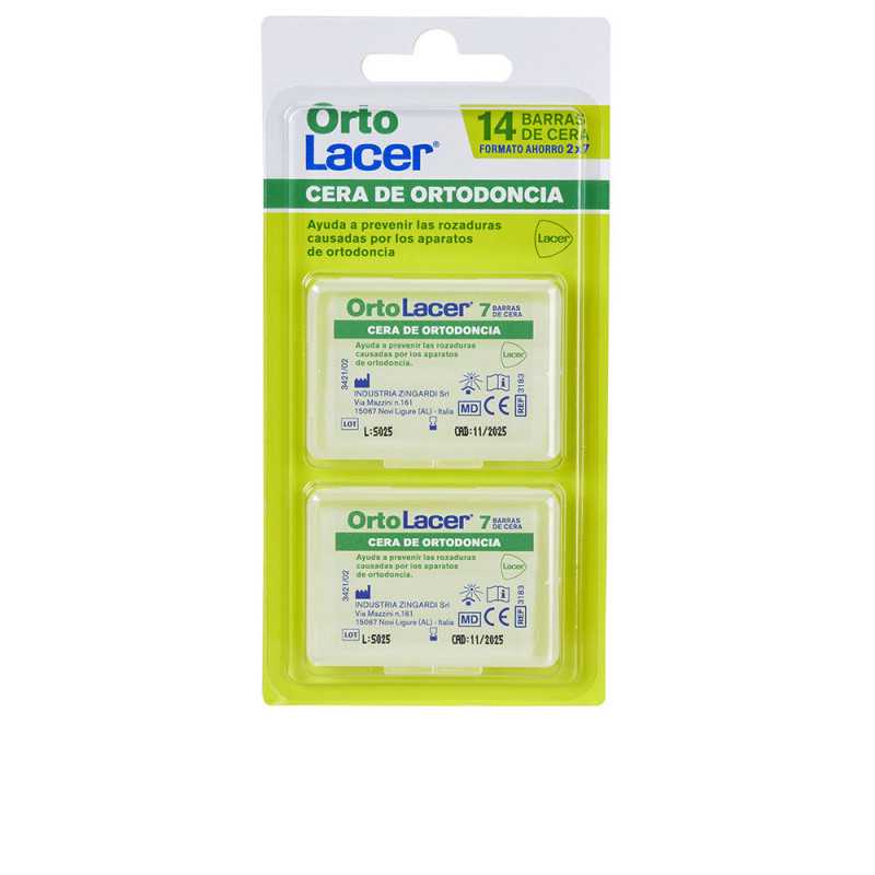 ORTOLACER CERA DE ORTODONCIA PACK 2 x 7 barras by LACER for Unisex ORTOLACER CERA DE ORTODONCIA PACK 2 x 7 barras by LACER for Unisex