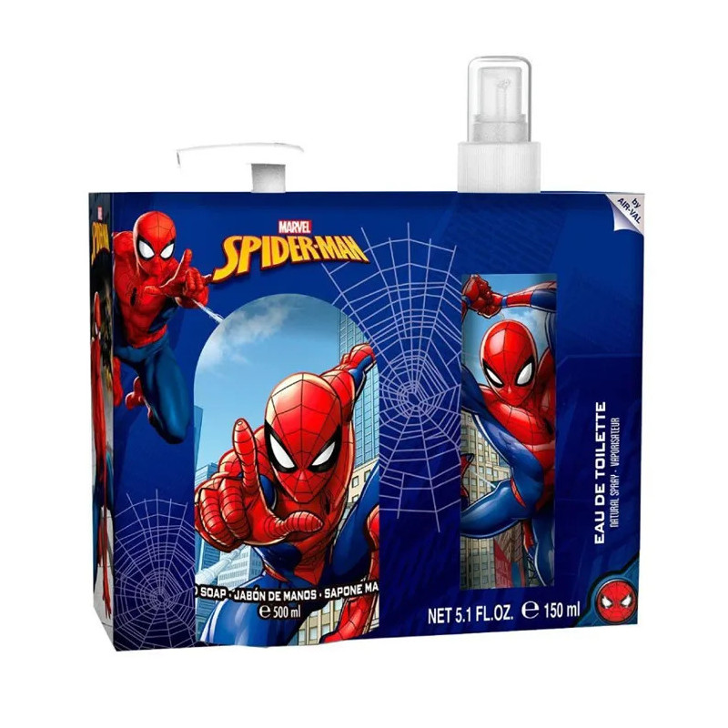 Marvel Spiderman Eau de Toilette Spray 150ml Set di 2 pezzi
