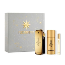 Rabanne 1 Million Eau de Toilette Spray 100ml Conjunto de 3 peças