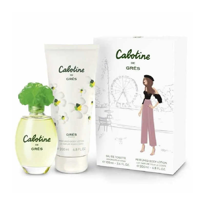 Gres Cabotine Eau De Toilette Spray 100ml Set 2 Pieces
