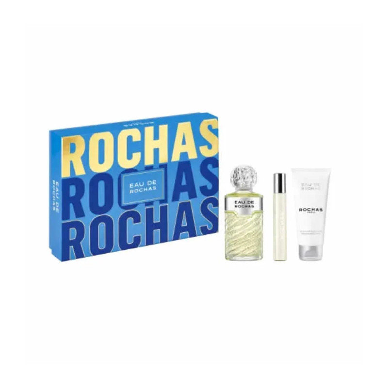 Conjunto de 3 peças de Eau de Toilette Spray Rochas 100ml