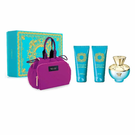 Versace Dylan Torquoise Eau de Toilette Spray 100ml, 4-teiliges Set