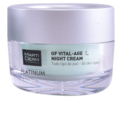 PLATINUM GF VITAL-AGE crema de noche 50 ml by MARTIDERM for Unisex