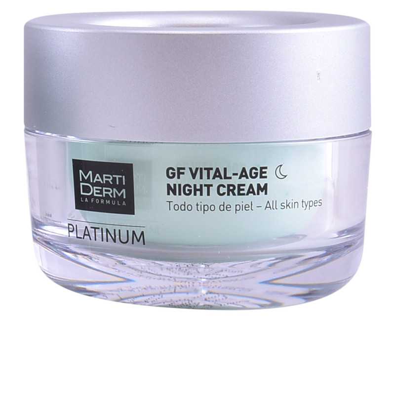 PLATINUM GF VITAL-AGE crema de noche 50 ml by MARTIDERM for Unisex PLATINUM GF VITAL-AGE crema de noche 50 ml by MARTIDERM for Unisex
