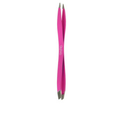 DUPLY pinza depilar de doble punta fina oblicua fucsia 1 u by BETER for Unisex