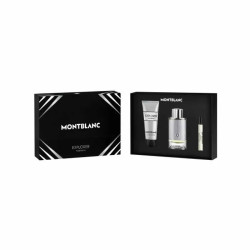 Montblanc Explorer Platinum Eau de Parfum Spray 100 ml Set da 3 pezzi