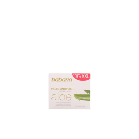 Crème visage nourrissante à l'aloe vera Babaria pour peaux matures 125 ml