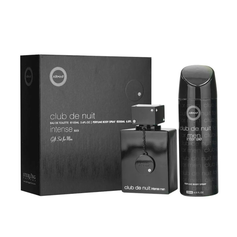 Armaf Club De Nuit Eau De Toilette Hombre Intenso Spray 200ml Juego de 2 Piezas