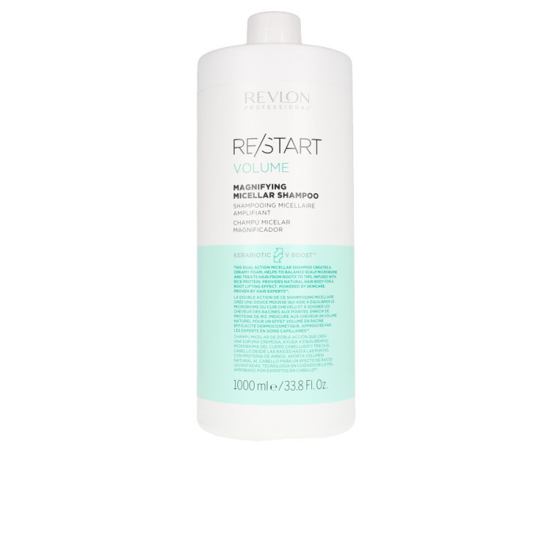 RE-START volume magnifying shampoo 1000 ml by REVLON for Unisex