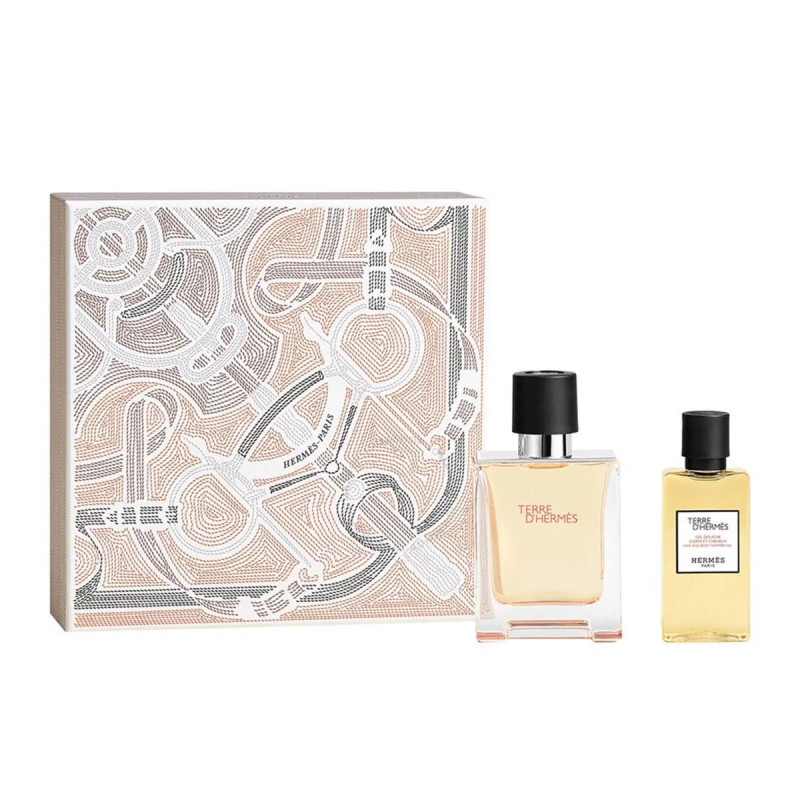 Hermès Terre d'Hermès Eau de Toilette per uomo 50ml Gel da bagno spray 40ml