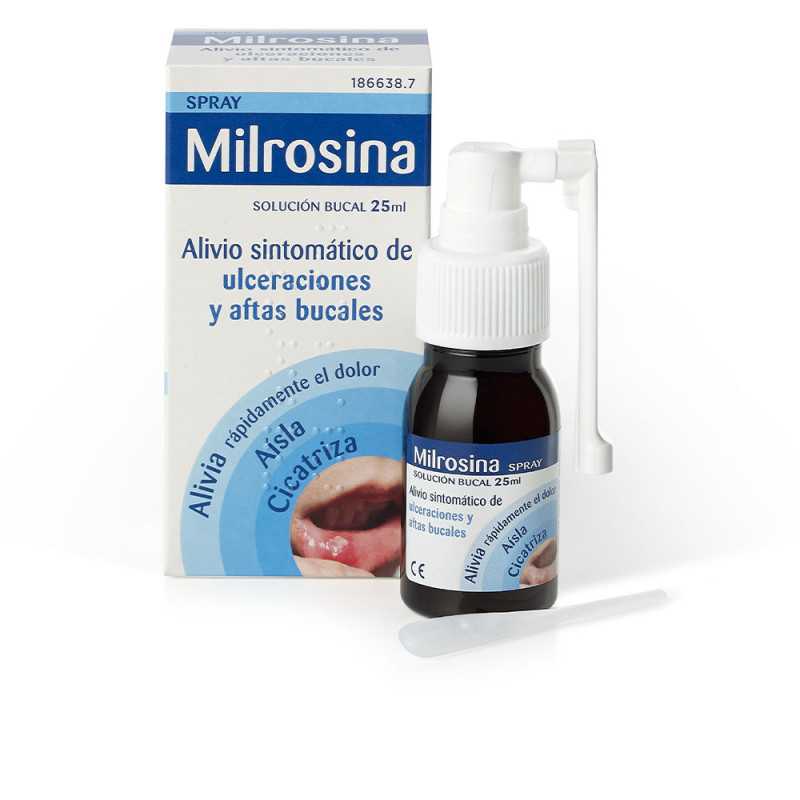 ALIVIO SINTOMÁTICO solución bucal spray 25 ml by MILROSINA for Unisex ALIVIO SINTOMÁTICO solución bucal spray 25 ml by MILROSINA for Unisex