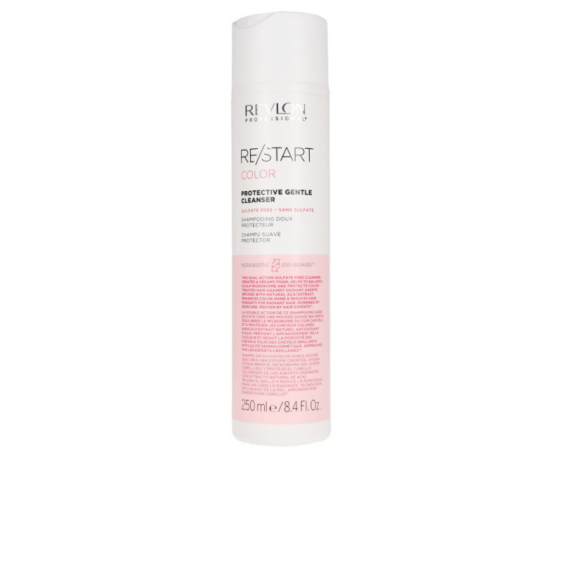 RE-START color protective gentle cleanser 250 ml by REVLON for Unisex
