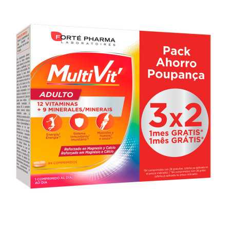 MULTIVIT ADULTO 84 comprimidos by FORTÉ PHARMA for Unisex