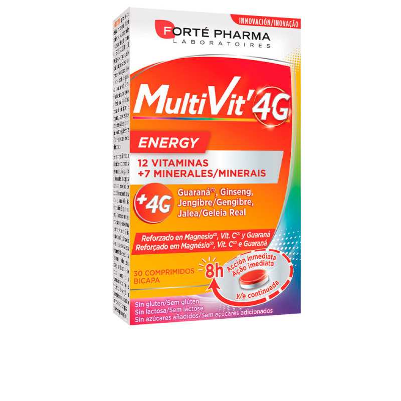 MULTIVIT 4G energy 30 comprimidos by FORTÉ PHARMA for Unisex MULTIVIT 4G energy 30 comprimidos by FORTÉ PHARMA for Unisex