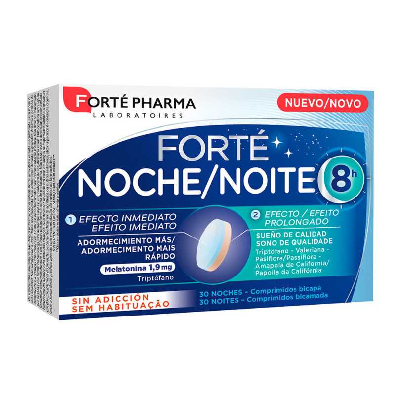 FORTÉ NOCHE 8 H adormecimiento más rápido 30 comprimidos  by FORTÉ PHARMA for Unisex