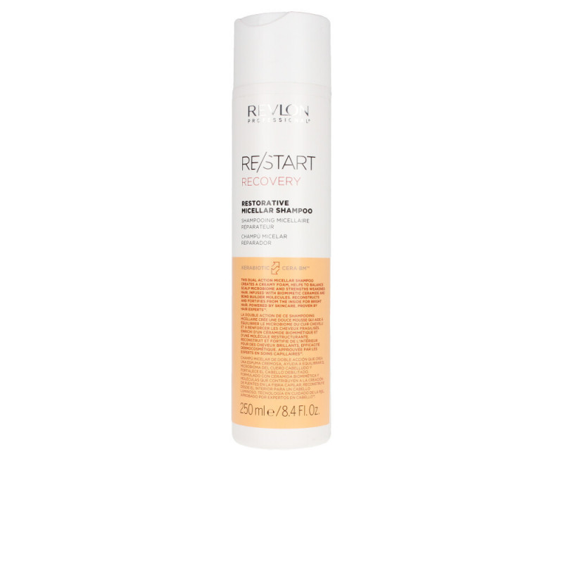 RE-START recovery restorative micellar shampoo 250 ml by REVLON for Unisex