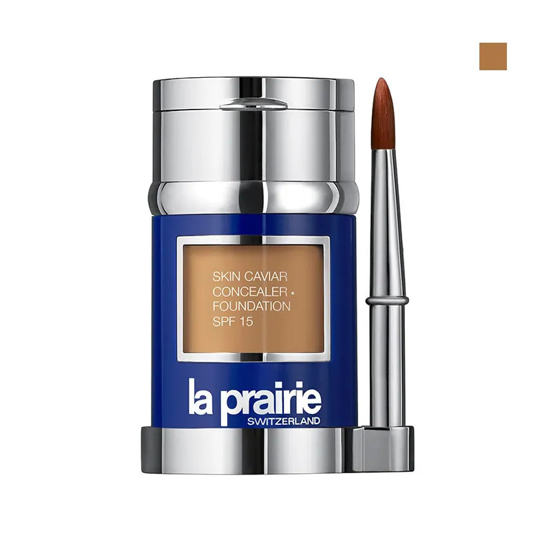 Base de maquillaje correctora Skin Caviar de La Praire FPS 15 beige almendra 30 ml