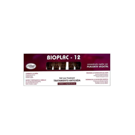 Ampollas Nurana Bioplac-12 para el tratamiento anticaída del cabello (12 x 10 ml)