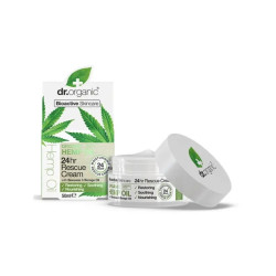 Crème réparatrice à l'huile de chanvre bio Dr. Organic 50 ml