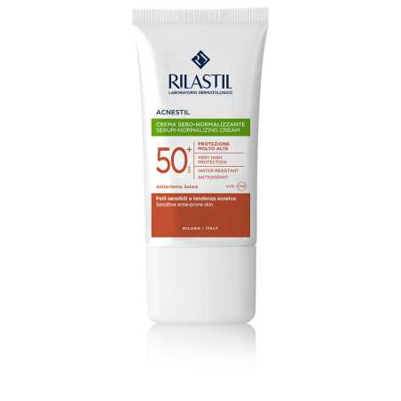 SUN SYSTEM acnestil fotoprotector solar anti-imperfecciones SPF50+ 40 ml by RILASTIL for Unisex
