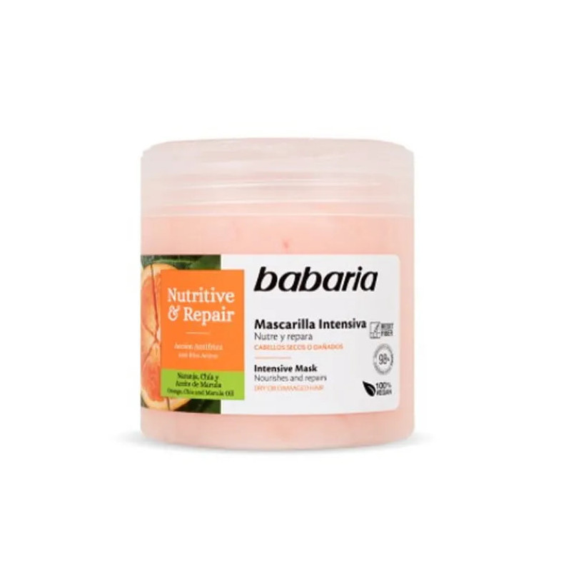 Maschera intensiva per capelli secchi Babaria Nutritive & Repair 400 ml