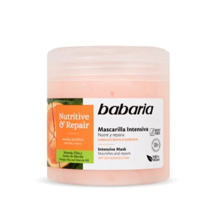 Maschera intensiva per capelli secchi Babaria Nutritive & Repair 400 ml