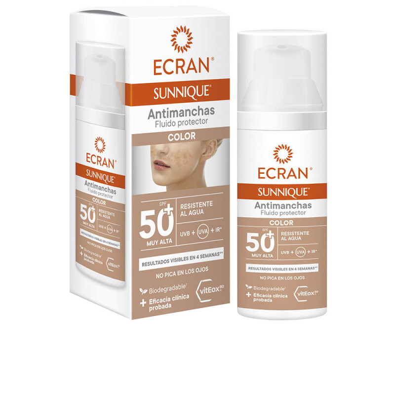 ECRAN SUNNIQUE antimanchas color SPF50+ 50 ml by ECRAN for Unisex
