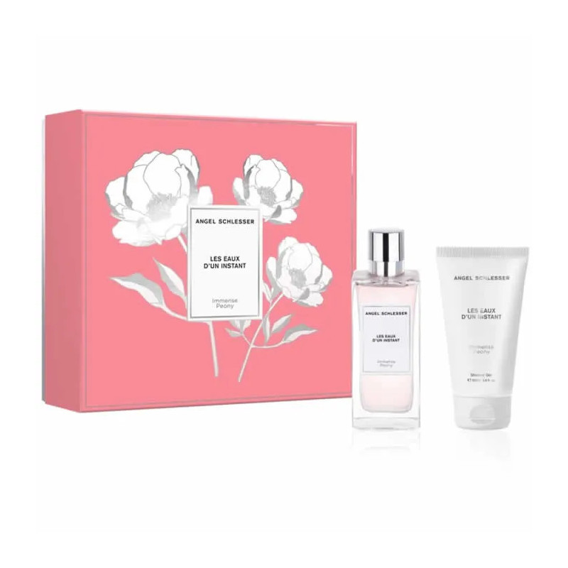 Angel Schlesser Immense Peony Eau De Toilette Spray 100ml Set 2 Pezzi