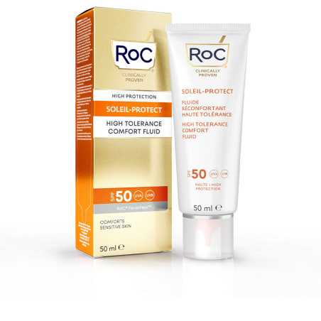 PROTECCIÓN SOLAR alta tolerancia SPF50 50 ml by ROC for Unisex