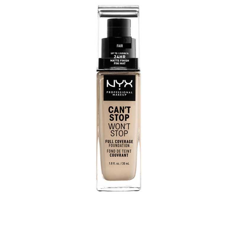 CAN T STOP WON T STOP full coverage foundation fair by NYX PROFESSIONAL MAKE UP for Unisex CAN T STOP WON T STOP full coverage foundation fair by NYX PROFESSIONAL MAKE UP for Unisex