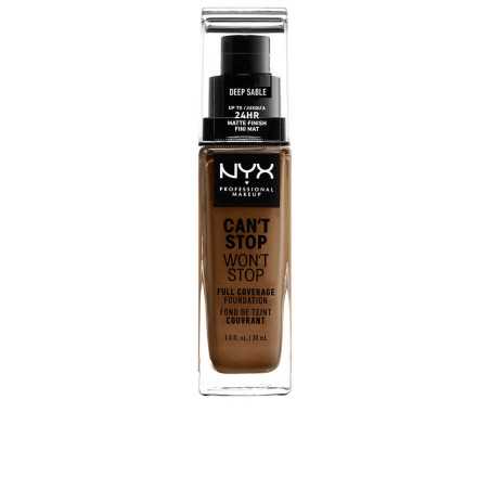 CAN T STOP WON T STOP full coverage foundation deep sable by NYX PROFESSIONAL MAKE UP for Unisex