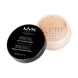 MINERAL matte finishing powder light medium 8 gr by NYX PROFESSIONAL MAKE UP for Unisex